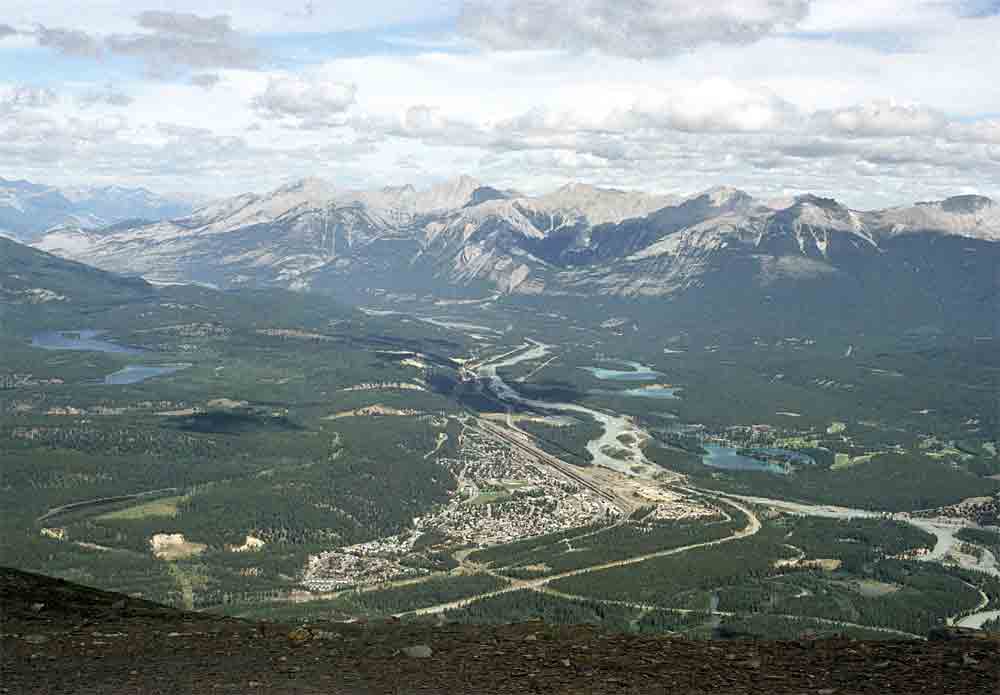 88 - Canada - parque nacional de Jasper, monte Whistlers
